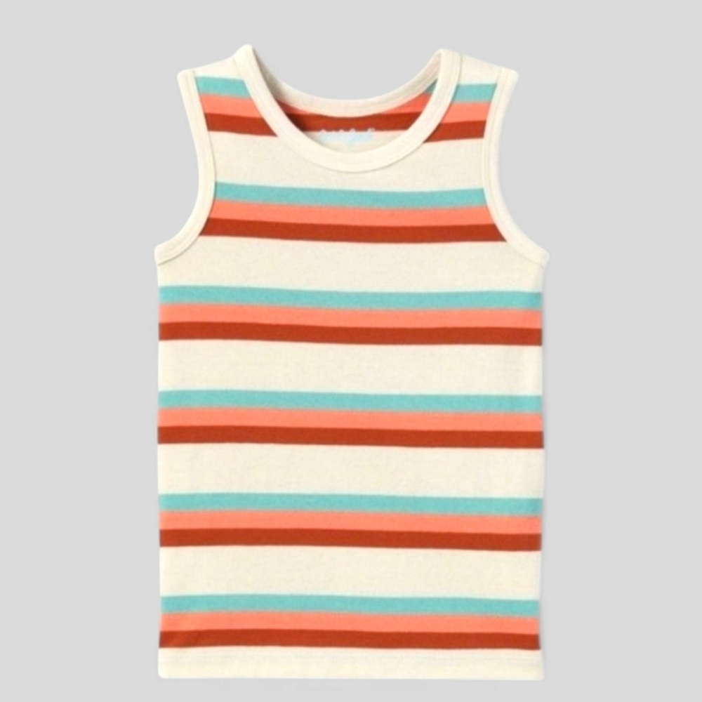 Cat & Jack Toddler Boys Striped Tank Top - Size 3T